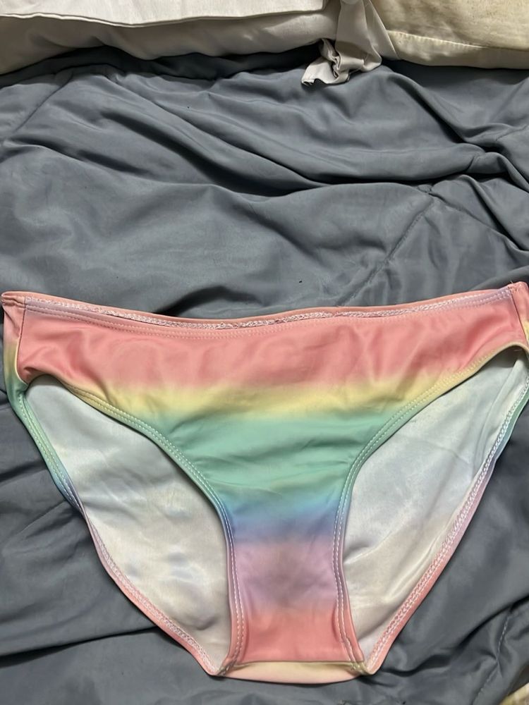 Rainbow Tie-Dye Bikini Bottom