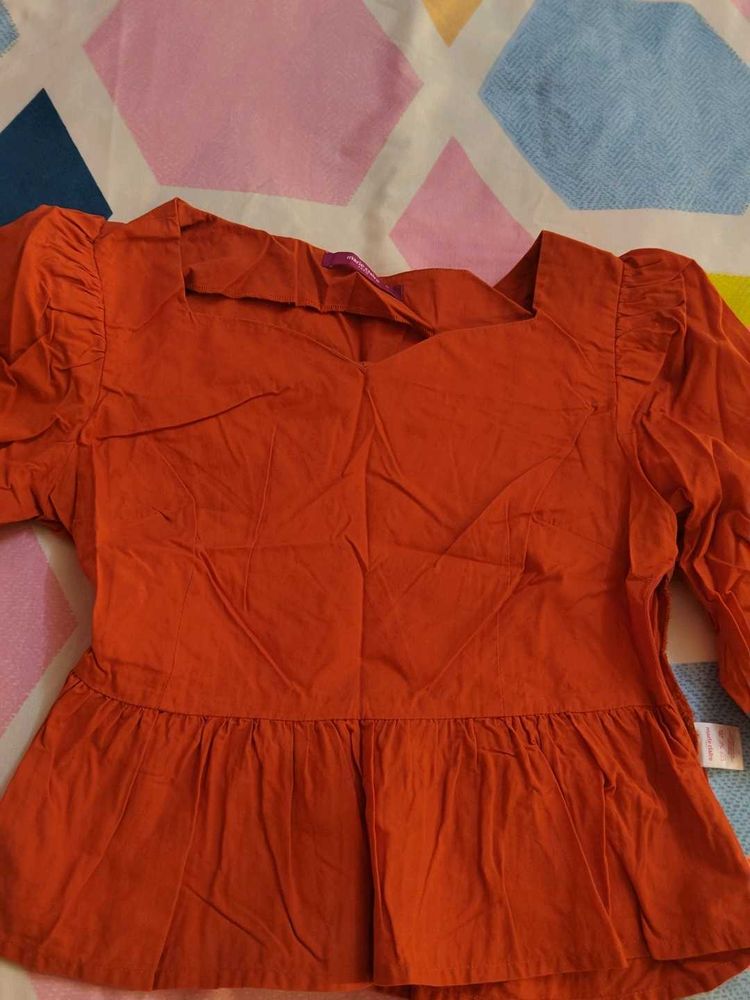 Cute Orange Top