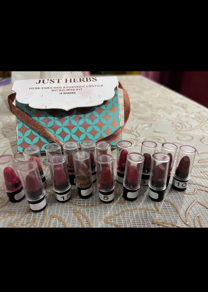Just Herb 16 Shades lipstick