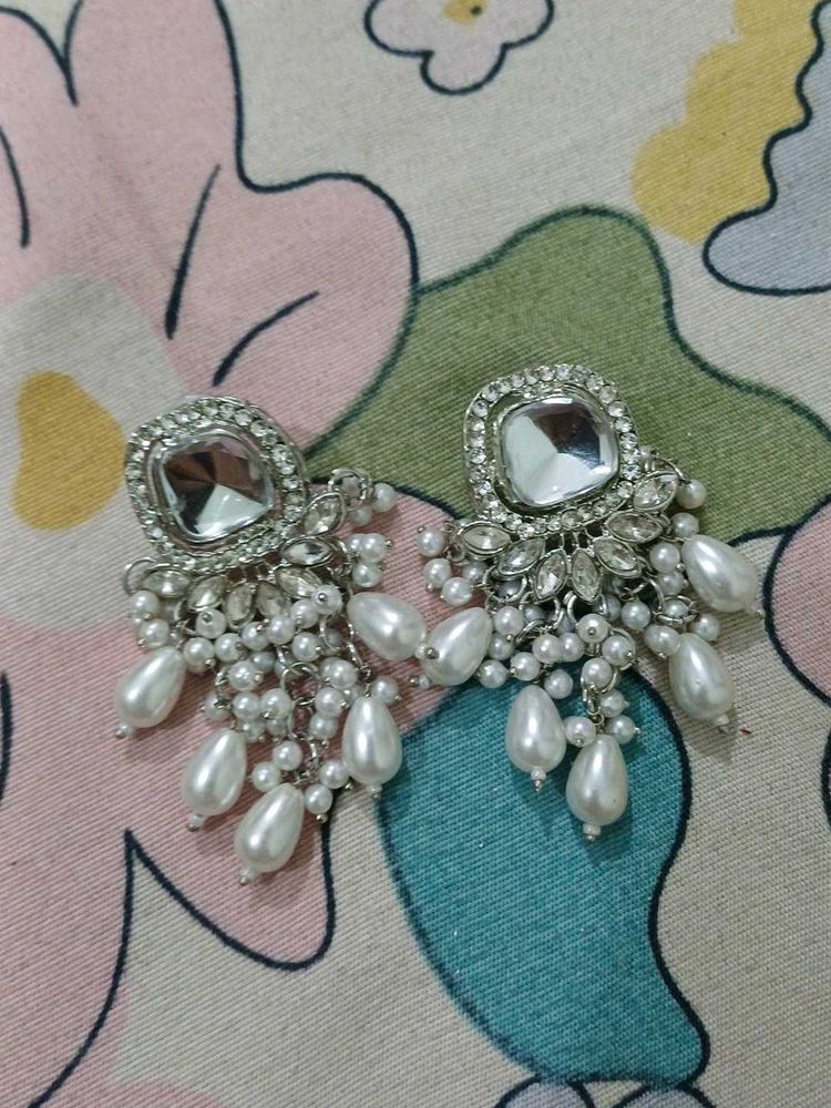 Elegant Pearl Drop Earrings