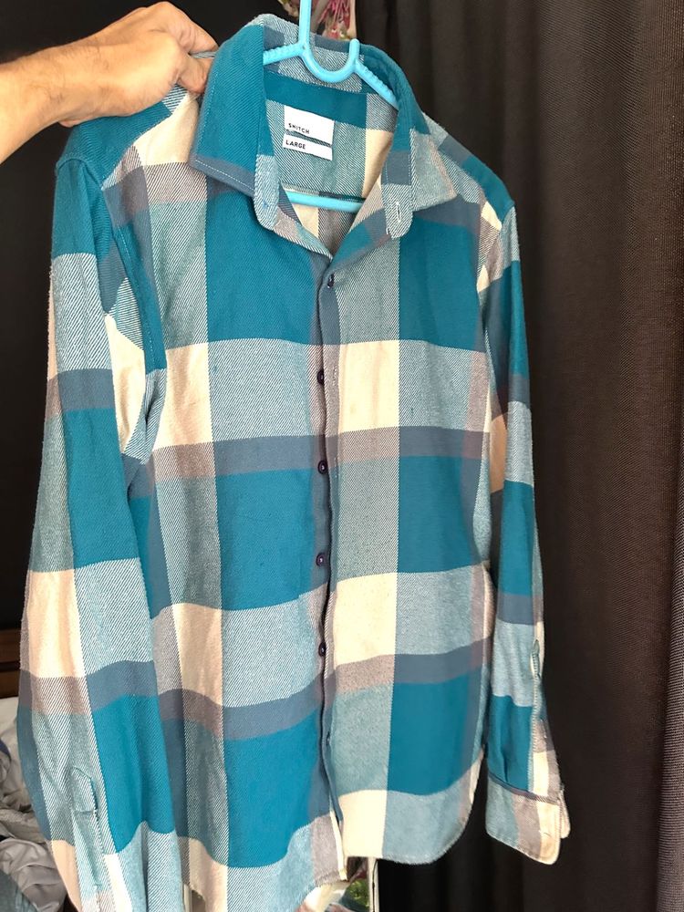 Snitch Men's Plaid Long Sleeve Shirt