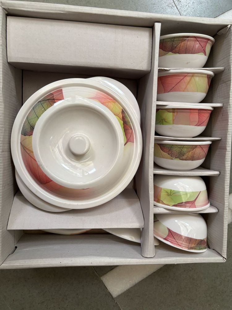 🆕9 Pcs Melamine Set