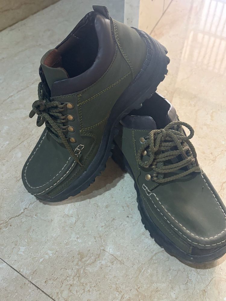 Men's Olive Casual Shoes