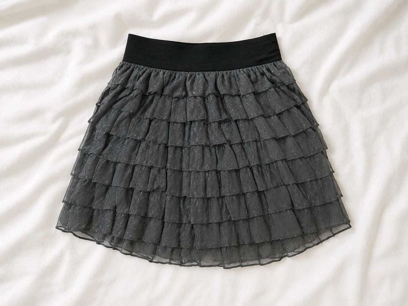 Chic Ruffled Tiered Skirt