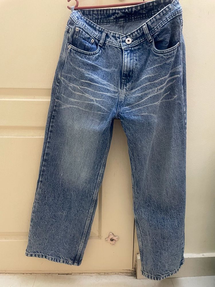 Trendy Blue Denim Jeans