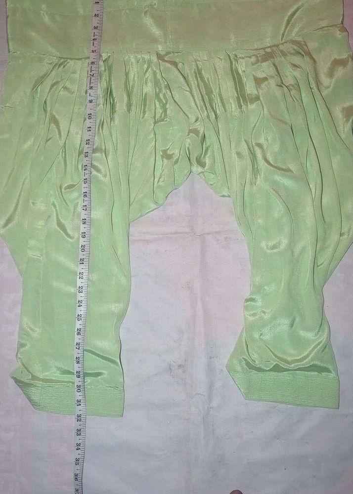 Shiny Mint Green Patiala suite