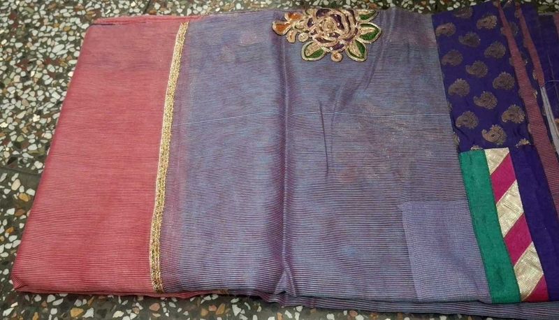 Elegant Saree with Embellished Border