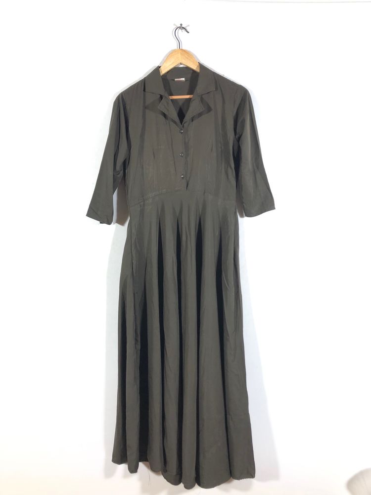 Brown Collar Kurta(Women’s)