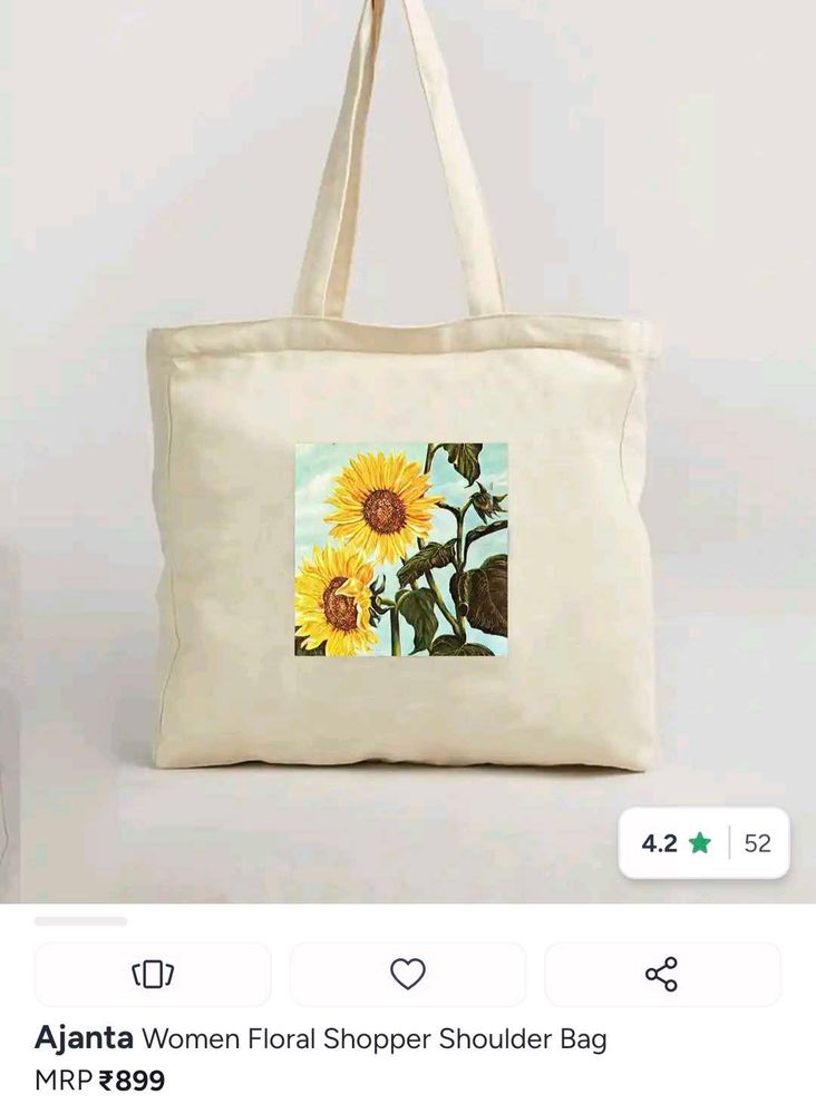 Aesthetic Ajanta Women Floral Tote Bag