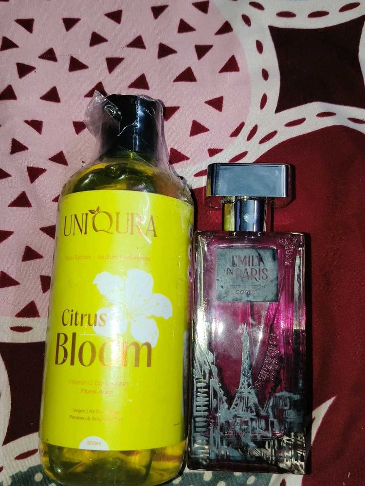 Uniqura Citrus Bloom Body Wash &amp; Perfume