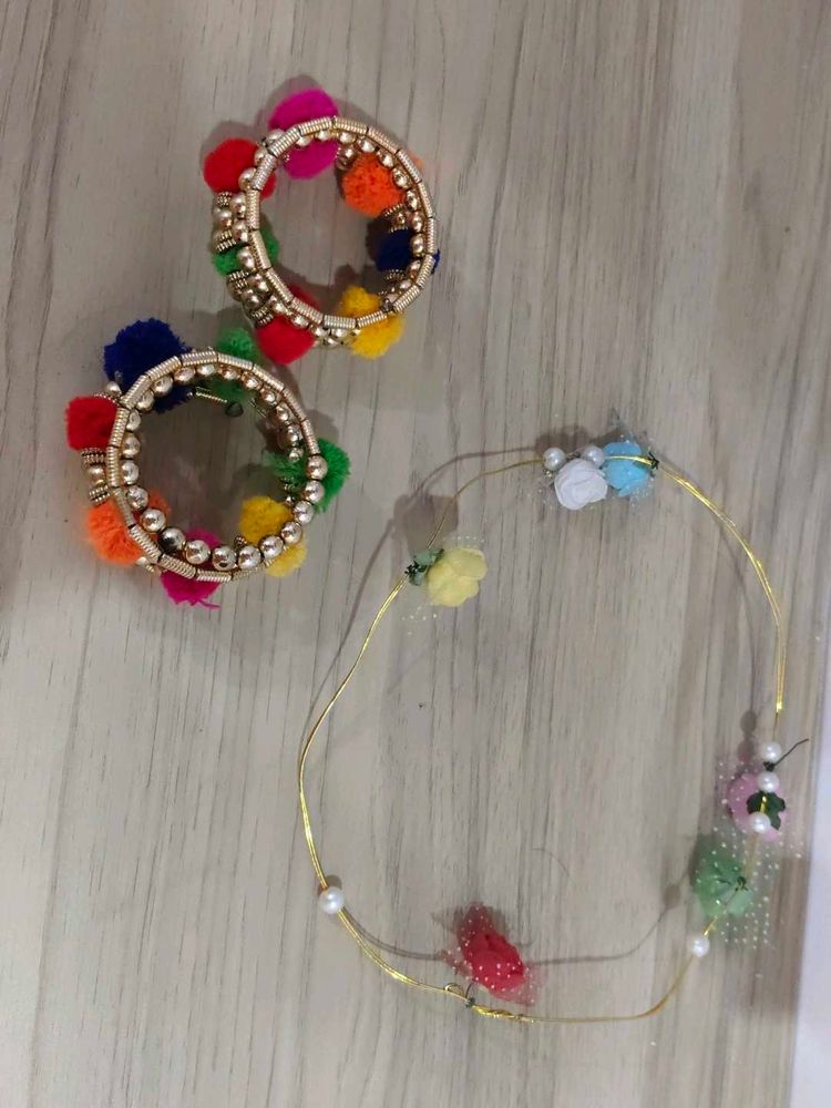 Tiara &amp; Pom  Bangle
