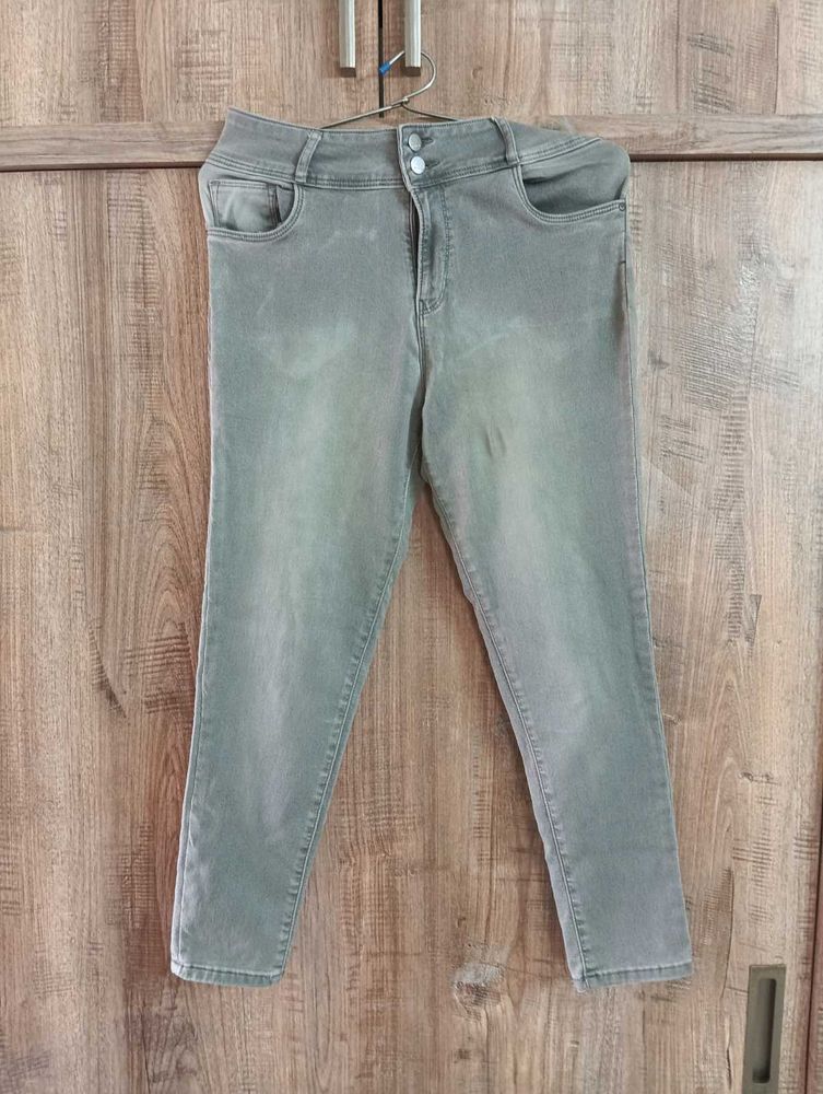KRAUS GRAY WOMEN'S JEANS