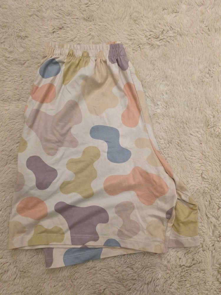 Cute Pastel Pajama Shorts