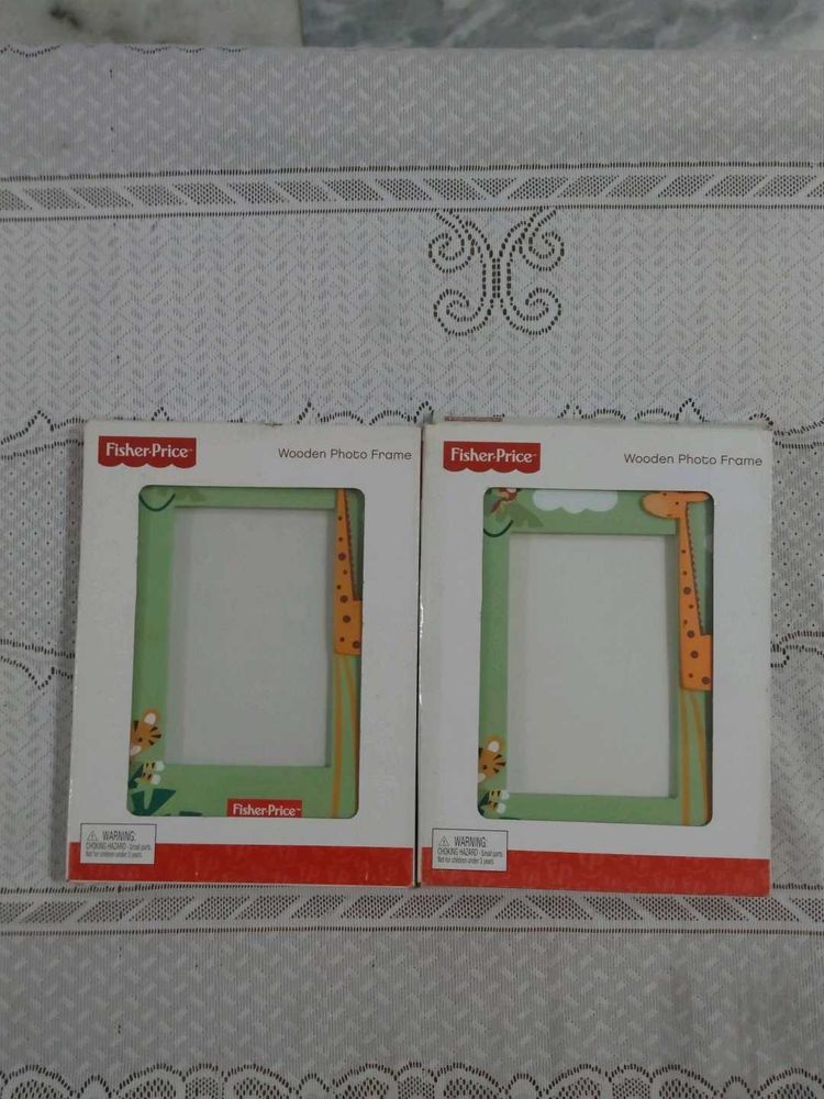 Fisher-Price Wooden Photo Frames ( Pack of 2)