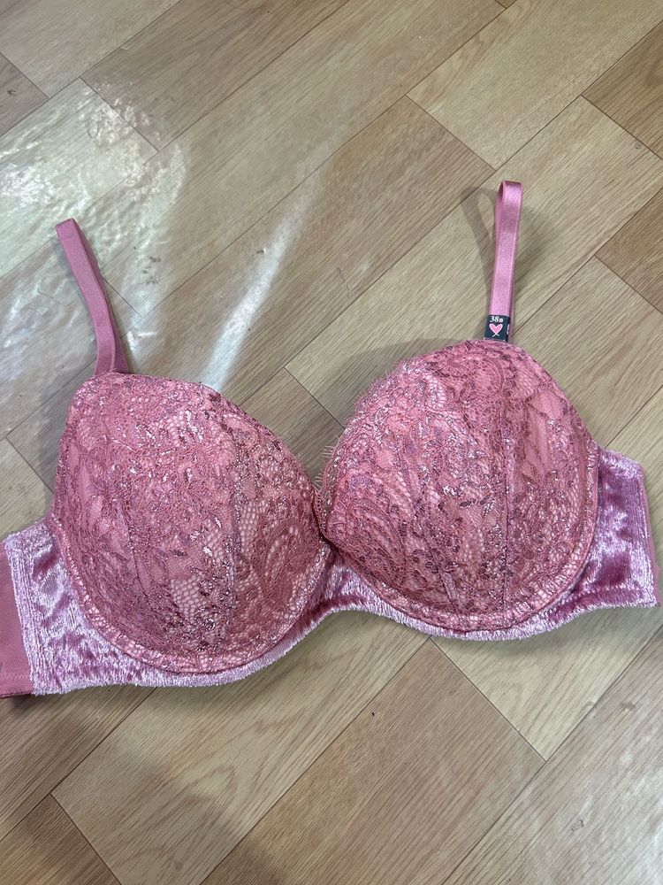 Pink Lace Bra