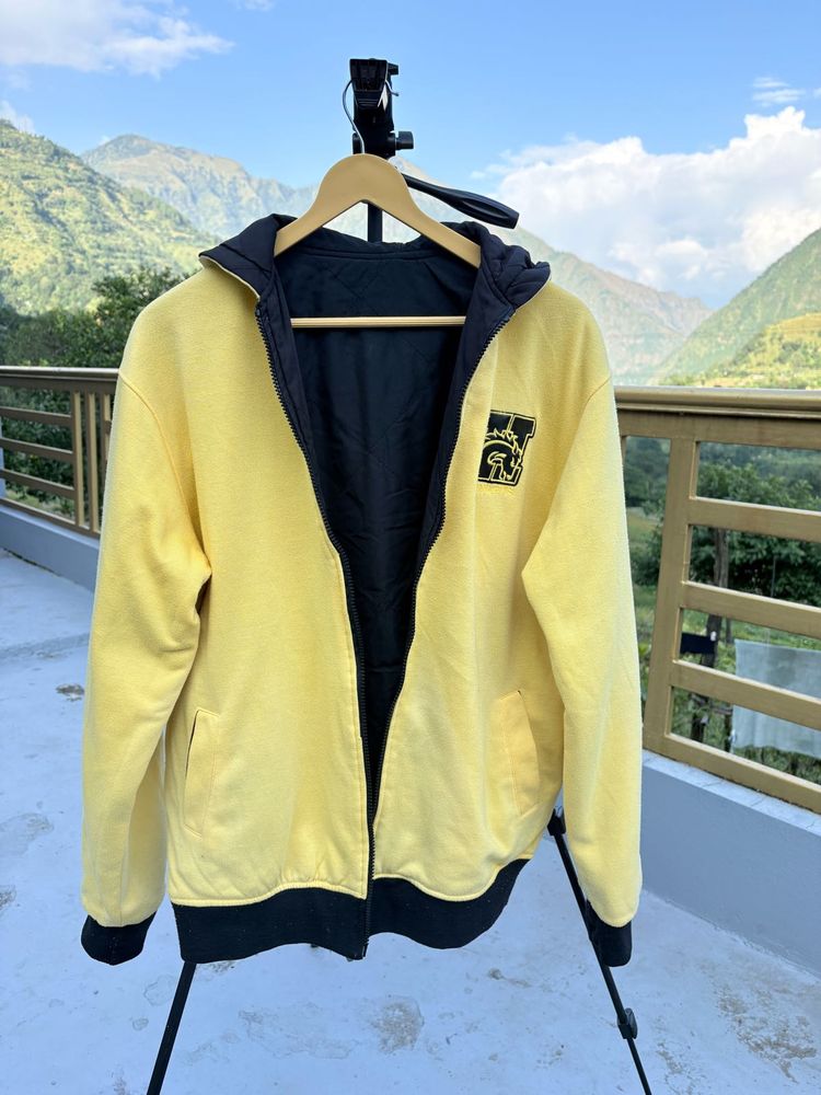 Reversible bomber style Jacket