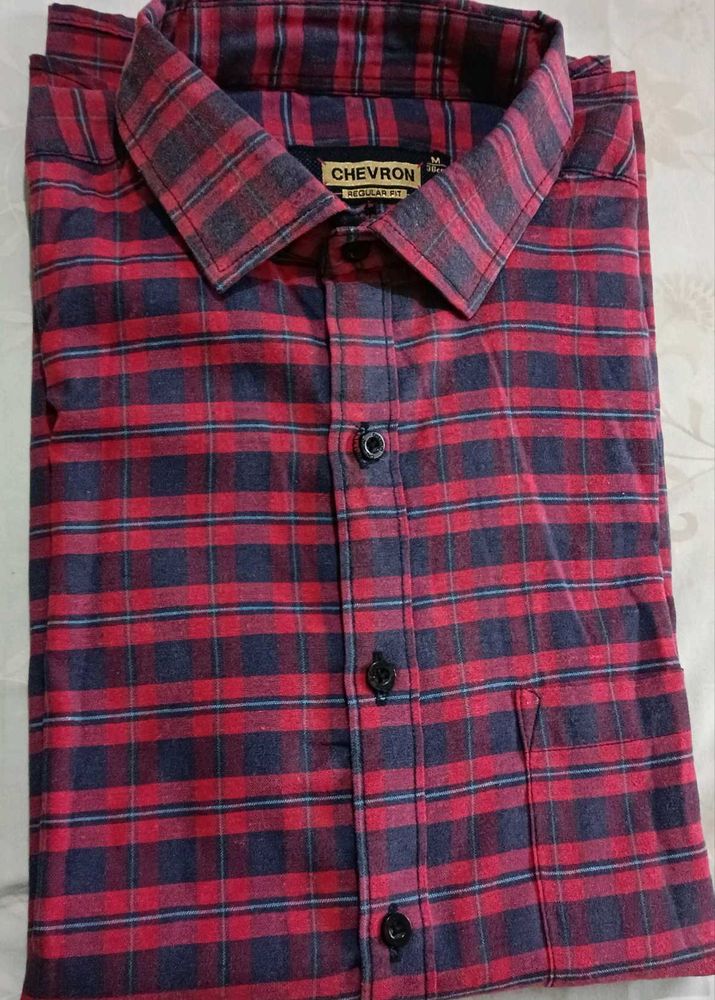 Chevron Plaid Shirt