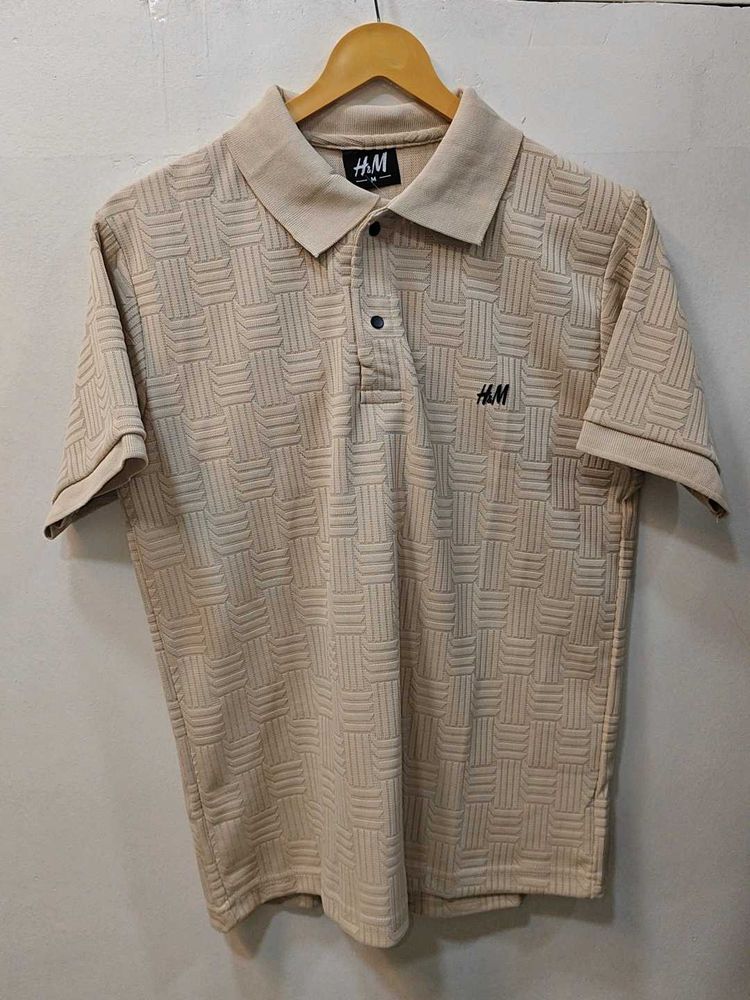 Vintage H&amp;M Textured Polo TShirt