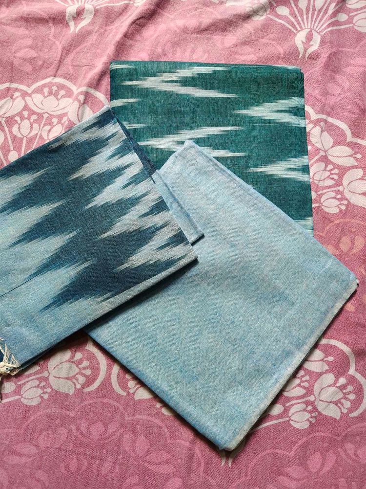 Beautiful Ikat Dress Material Set