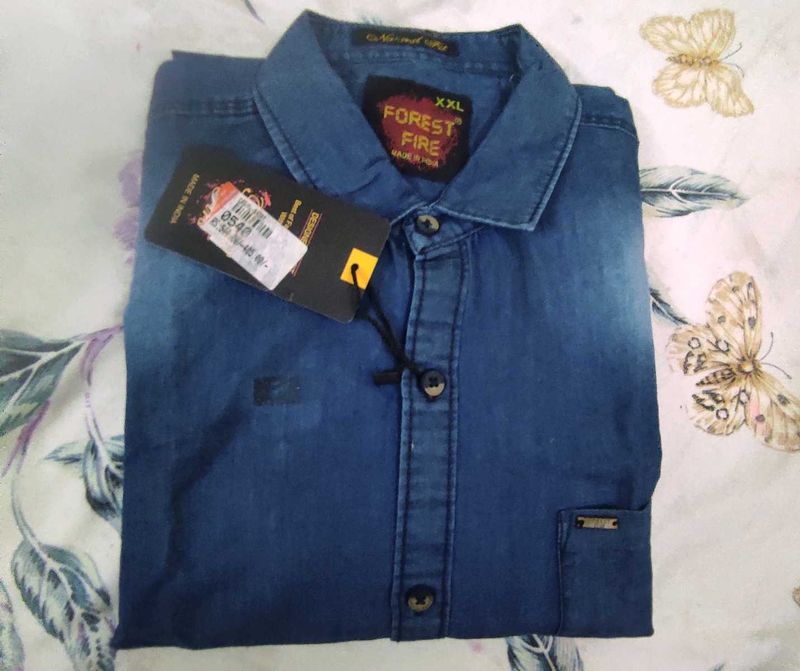 Forest Fire Denim Shirt