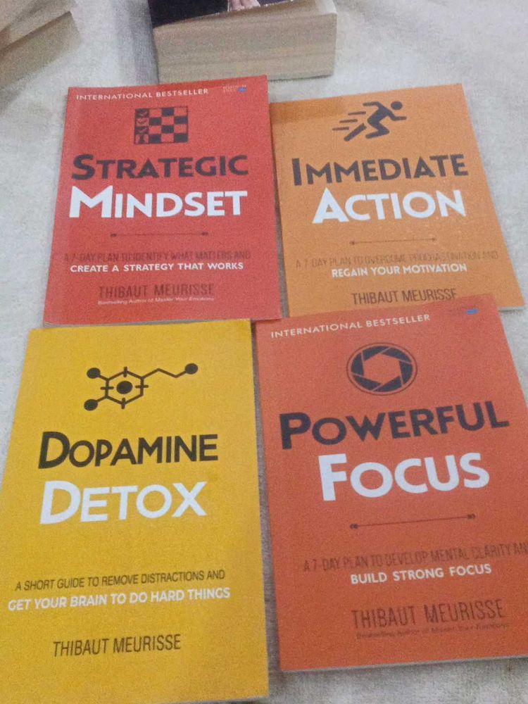 Self-Help Book Bundle by Thibaut Meurisse 4 boo