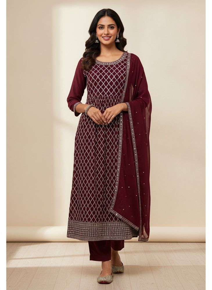 Embellished Kurta Set