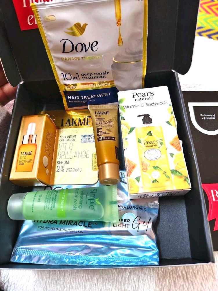 skincare and haircare+stickers pack of 7