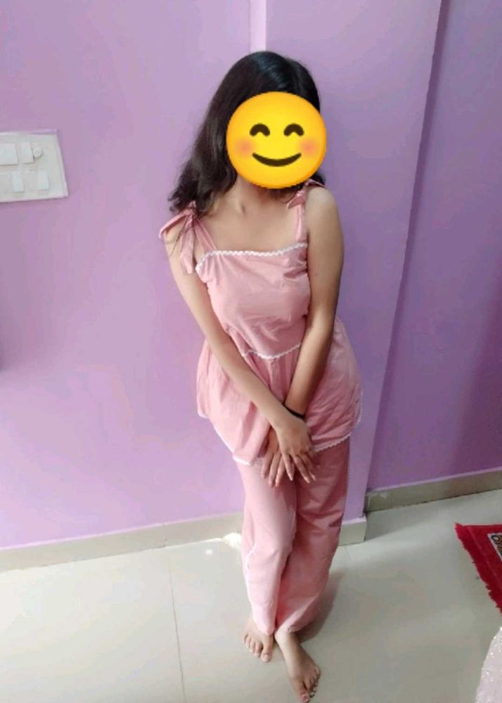 Comfortable Pink Coord Set