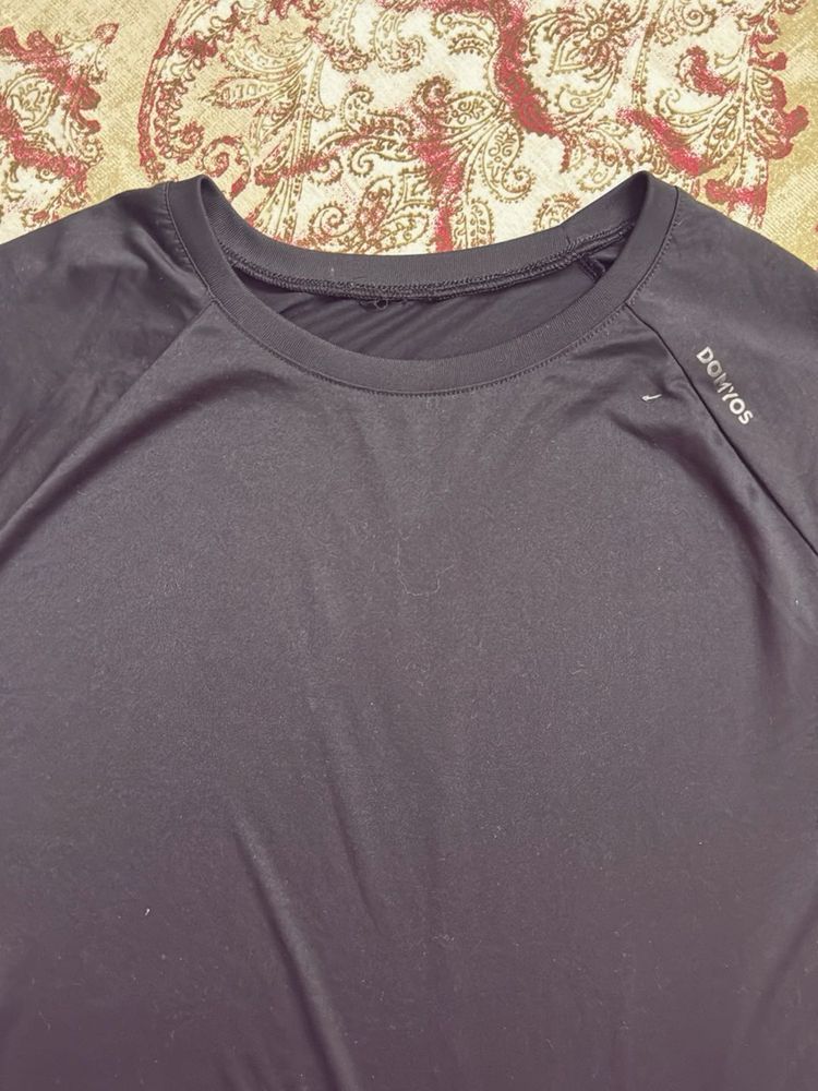 Domios Black T-Shirt (Flat 199)