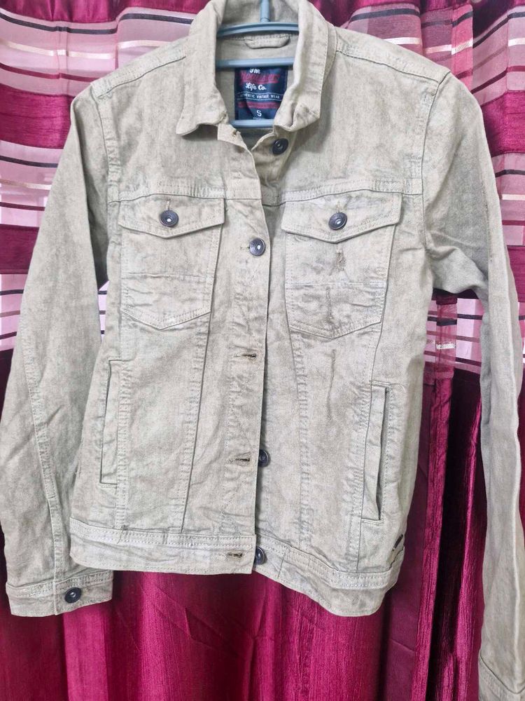 Stylish Tan Corduroy Jacket