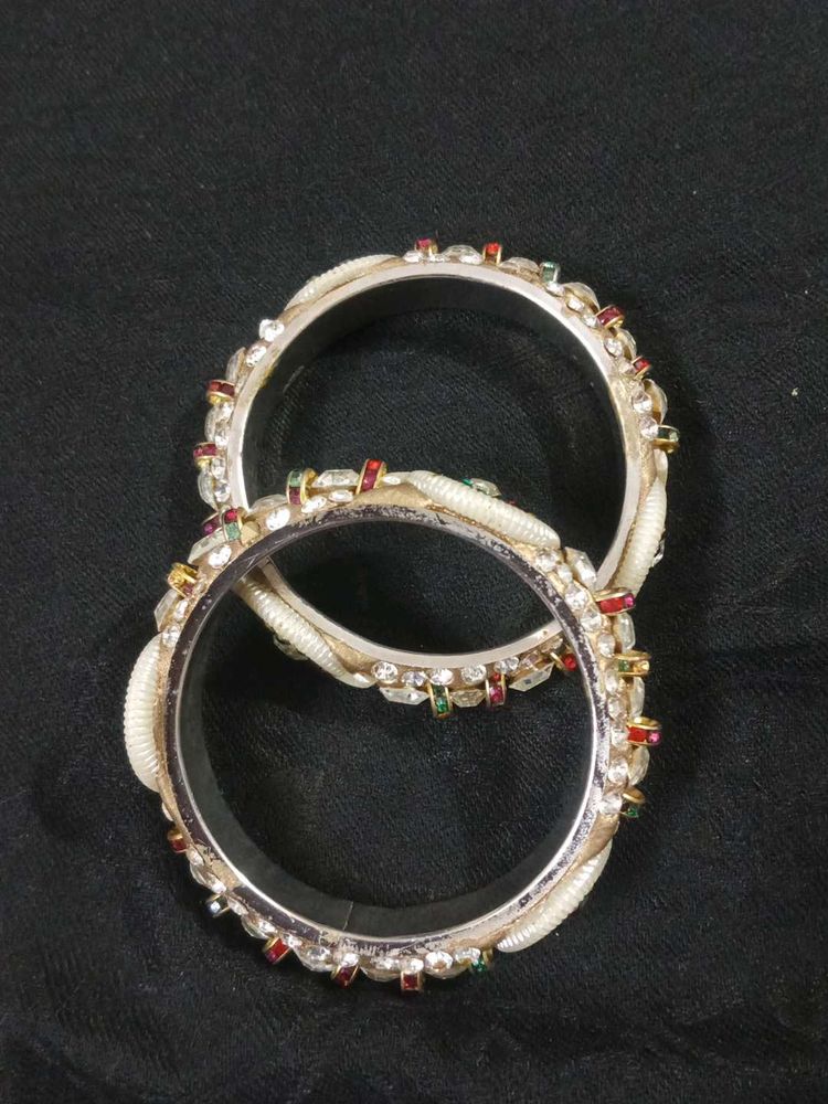 Vintage Crystal Bangle Set