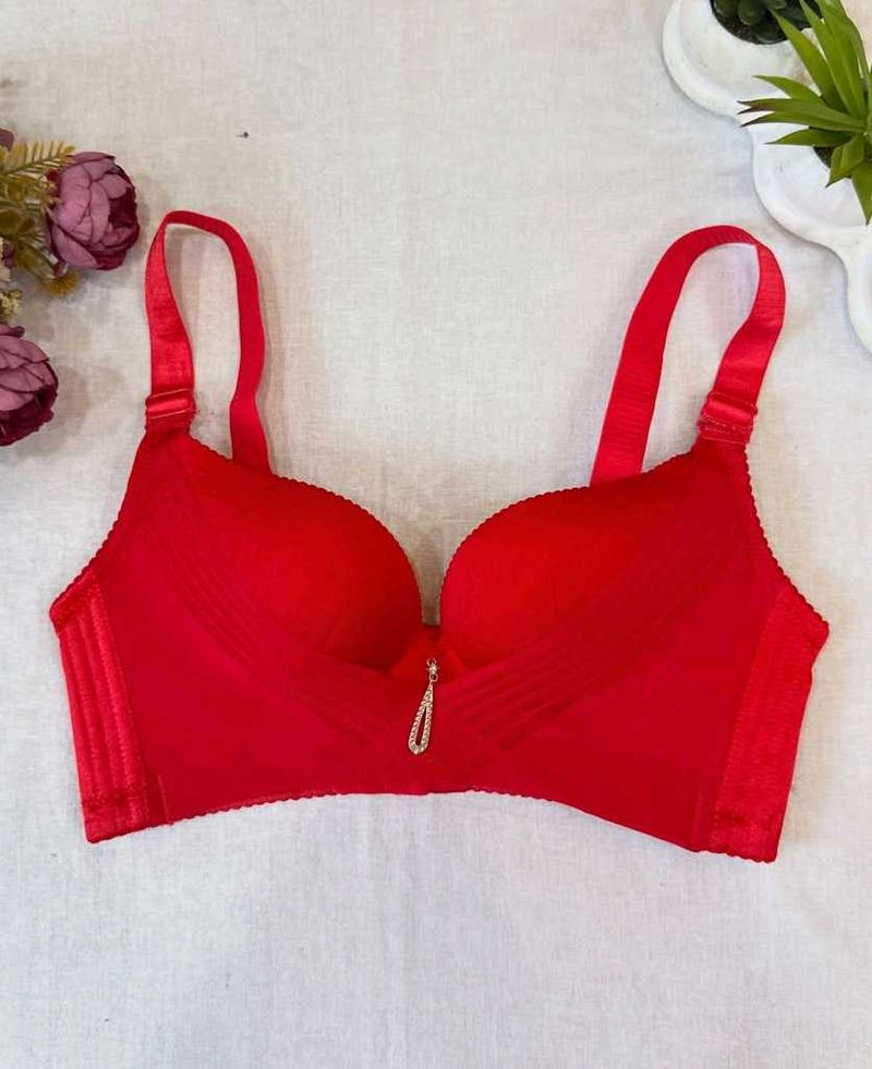 Red Push-Up Bra