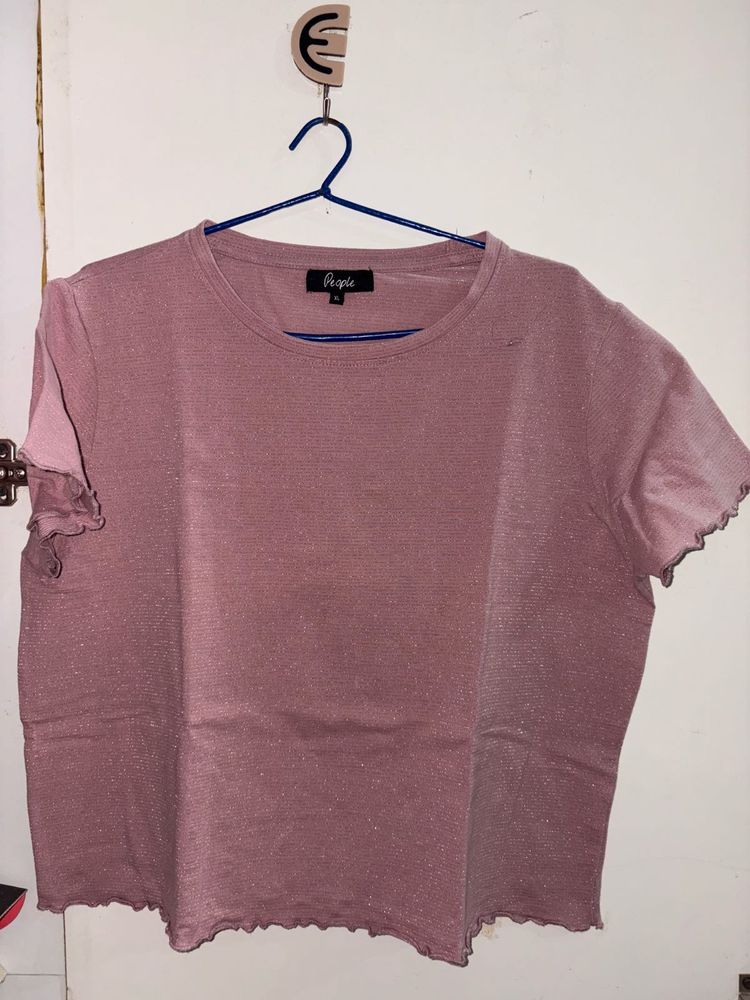 Sparkly Rose Pink T-Shirt