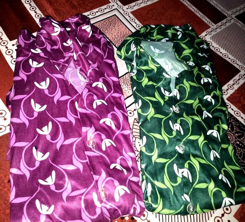 Vibrant Printed 2 Night tops