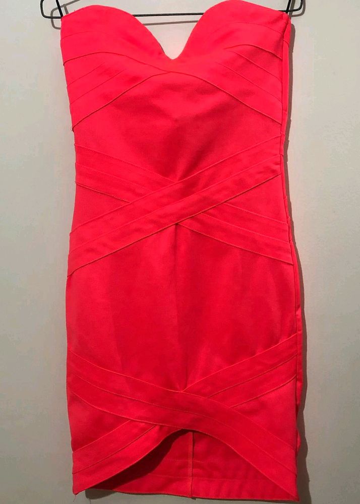 H&amp;M BODYCON TUBE PINK DRESS