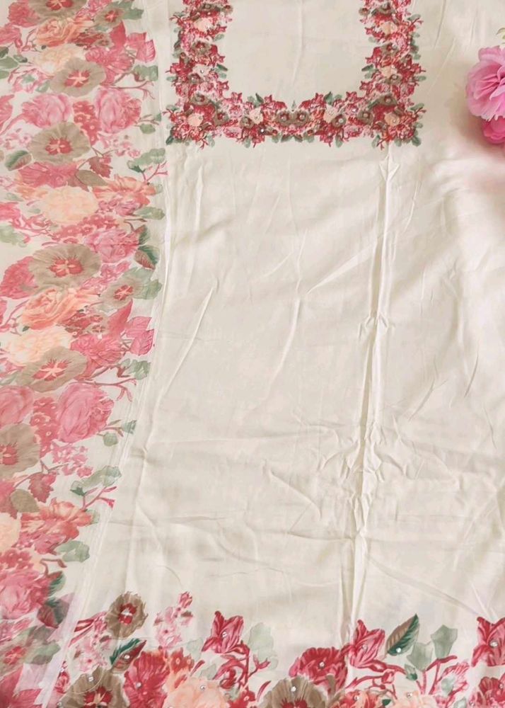 Floral Kurta Set Material