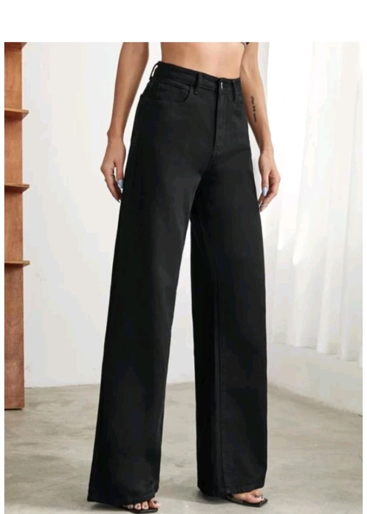 High Waisted Wide Leg Jeans