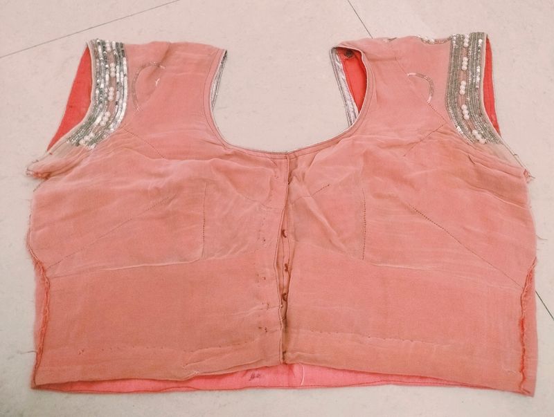 Pink Embellished Blouse