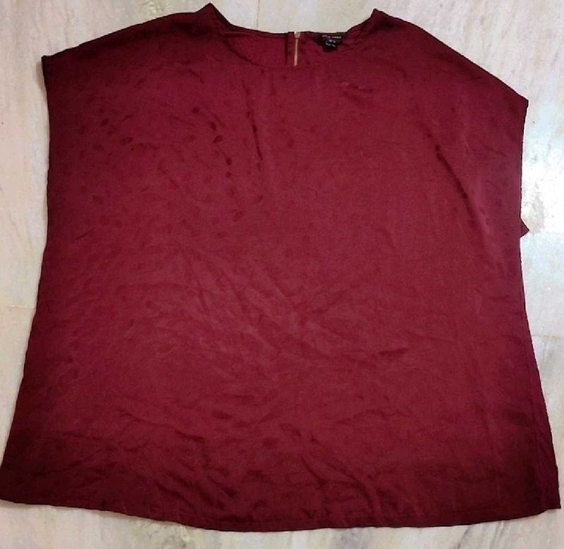 Maroon Top For Girl Or Woman 42 Bust