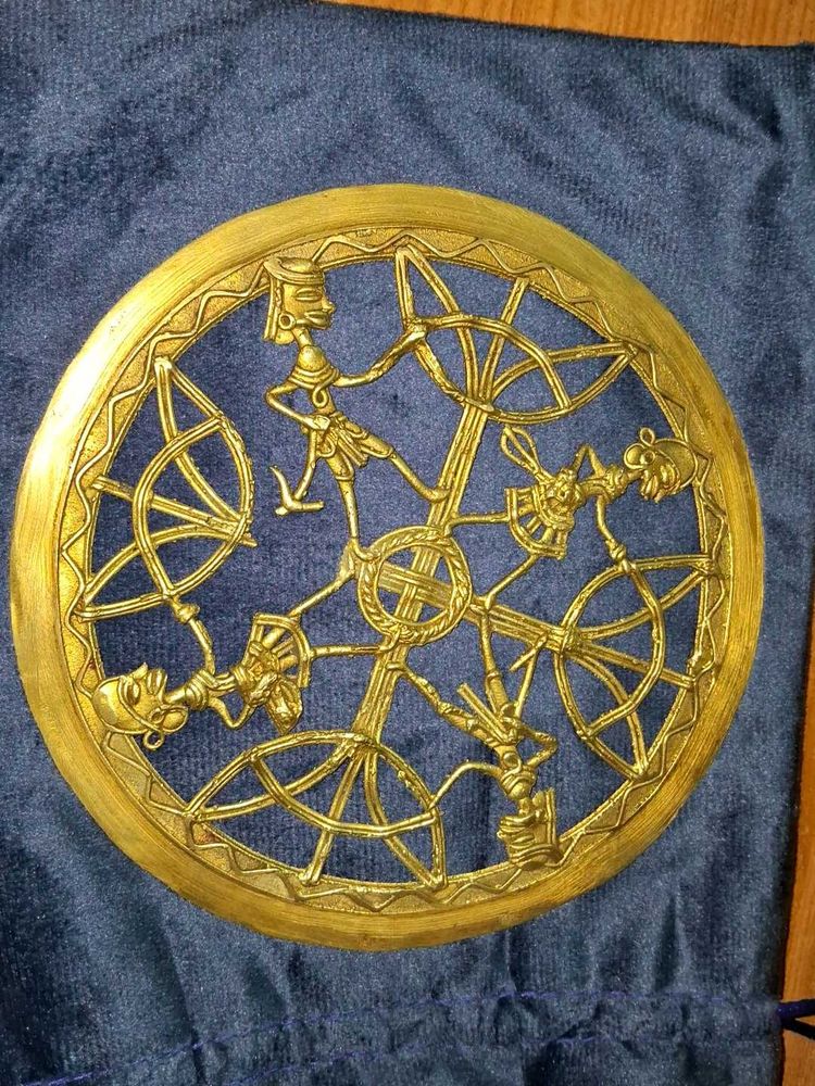 Vintage Brass Wall Art Decor