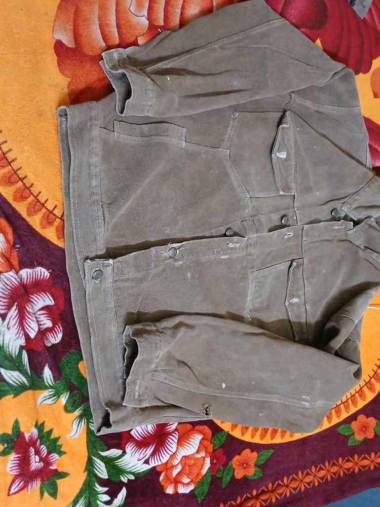Vintage Style Olive Green Jacket