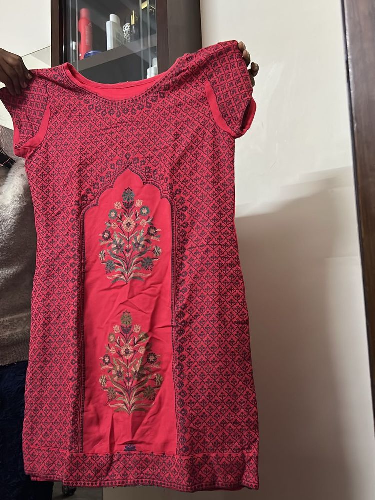 2 Piece Kurta Warm Half Sleeved