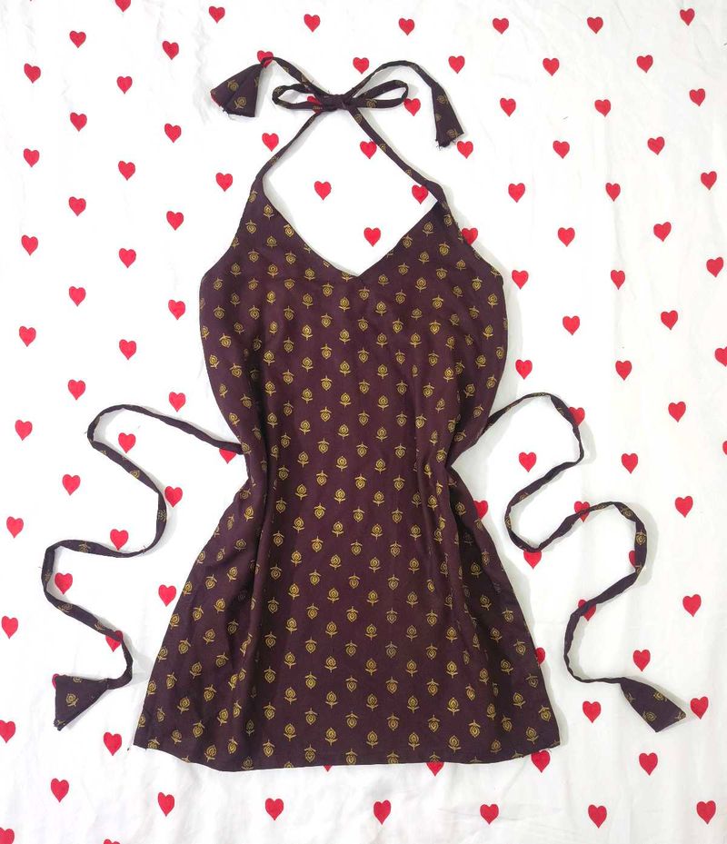 Cute Halter Neck fitted short Kurti 🫶🏻