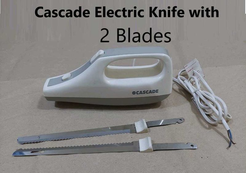 Price Drop - Cascade Electric Knife with 2 Blades