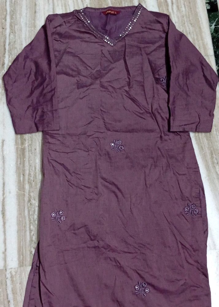Kurti With Bottom And Duppata😍