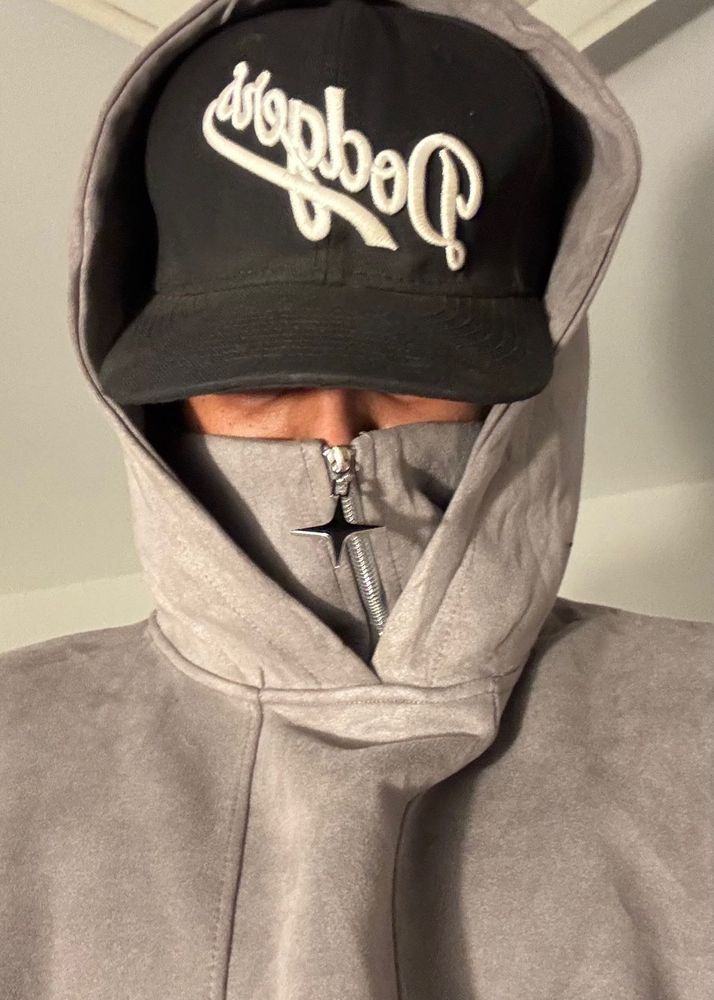 unique Oversized Grey Hoodie – Minimal Streetwear