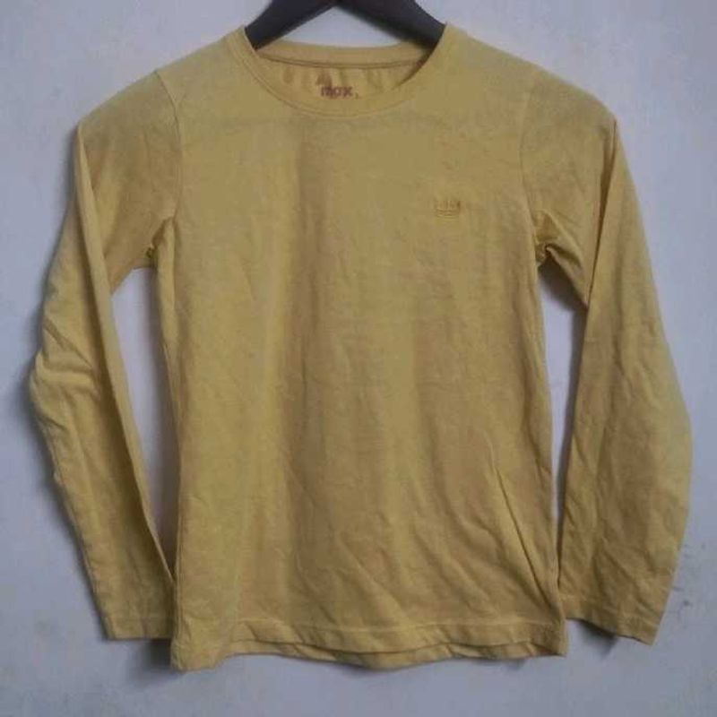 Classic Yellow Long Sleeve T-Shirt for kids