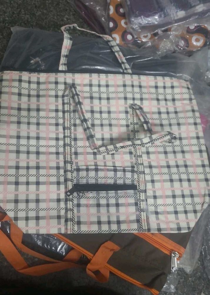 Classic Plaid Travel Bag