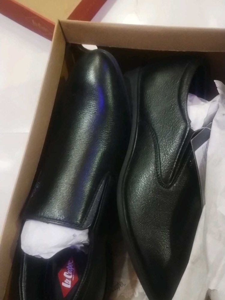 Classic Black Slip-On Shoes