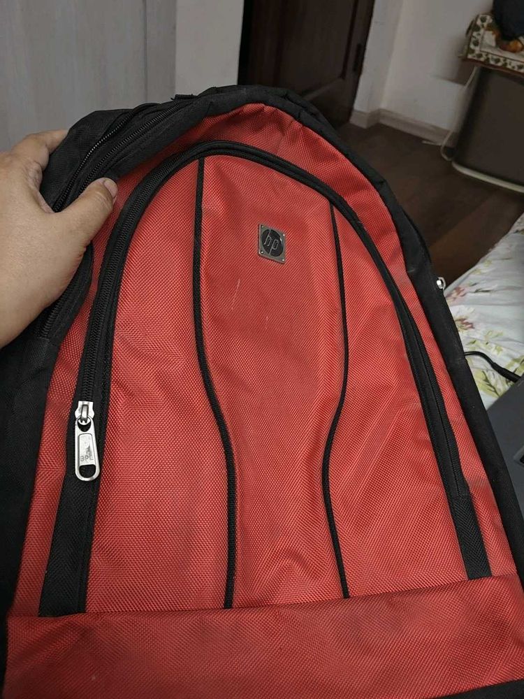 Red and Black Backpack